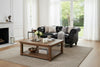 Image of Westminster Leather Tufted Chesterfield Loveseat