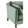 Image of Marjorie 71 Inch "Quick Ship" Single Bench Seat Sage Green Velvet Apartment Sofa