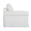 Image of Christine Slipcovered Small Sectional Sofa With Reversible Chaise