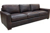 Image of Wyatt 103 Inch Grand Scale Contemporary Deep Seat Leather Sofa