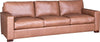Image of Wyatt 103 Inch Grand Scale Contemporary Deep Seat Leather Sofa