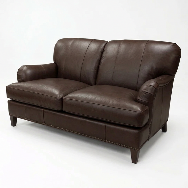 Lichfield English Arm Tight Back Sofa Group With Nail Trim