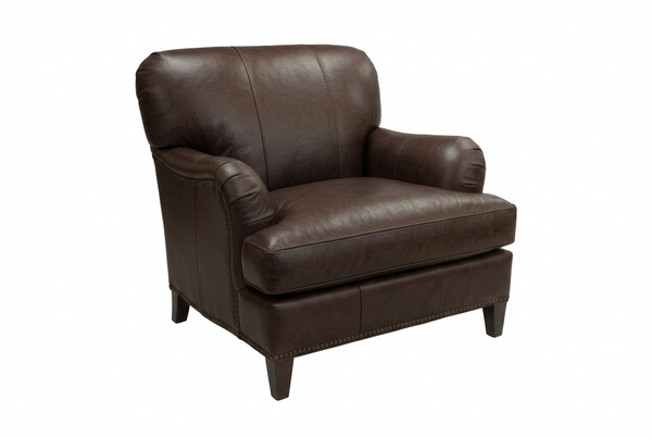 Lichfield English Arm Tight Back Sofa Group With Nail Trim