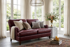 Image of Lichfield English Arm Tight Back Sofa Group With Nail Trim