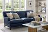Image of Lichfield English Arm Tight Back Sofa Group With Nail Trim