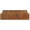 Southampton 109 Inch Three Cushion Rounded Track Arm Leather Sofa