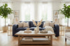 Southampton 109 Inch Three Cushion Rounded Track Arm Leather Sofa