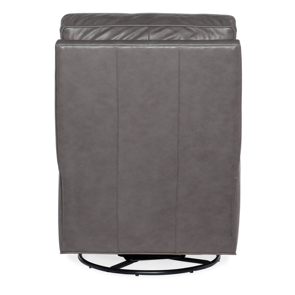 Ellis SWIVEL / GLIDER Leather Pillow Back Recliner Chair - Experience Luxurious Comfort