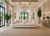 Image of Tricia 104 Inch "Quick Ship" Grand Scale Fabric Sofa