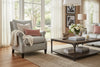 Image of Mimi Leather Pillow Back Accent Chair