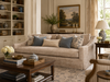 Image of Lara Driftwood 96 Inch "Quick Ship" Slipcovered Sofa
