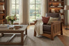 Image of Highland Leather Arts And Crafts Mission Style Arm Chair