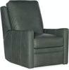 Image of Alaric Leather SWIVEL/GLIDER Pillow Back Reclining Chair