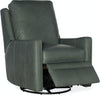 Image of Alaric Leather SWIVEL/GLIDER Pillow Back Reclining Chair
