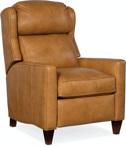 Albert Leather Bustle Pillow Back Recliner Chair