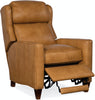Image of Albert Leather Bustle Pillow Back Recliner Chair