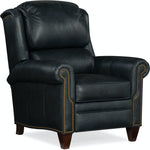 Aldred Leather Bustle Pillow Back Recliner Chair