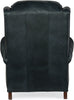 Image of Aldred Leather Bustle Pillow Back Recliner Chair