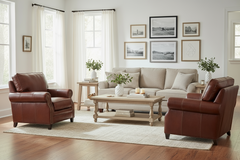 Alexander Traditional Leather Livingroom Chair