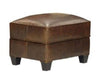 Image of Alexander Traditional Leather Ottoman