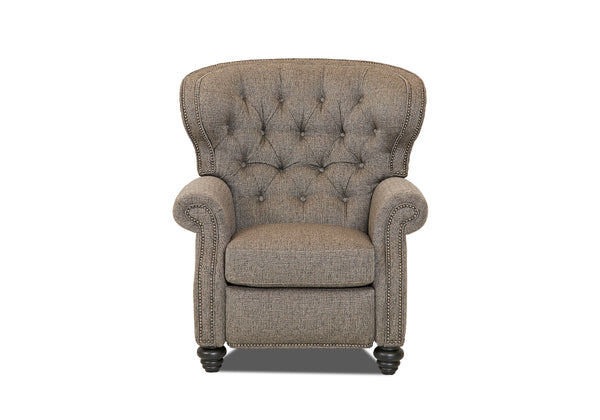 Arthur Chesterfield Tufted Fabric Recliner