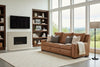 Image of Asher 85 Inch Power Wall Hugger Leather Sofa