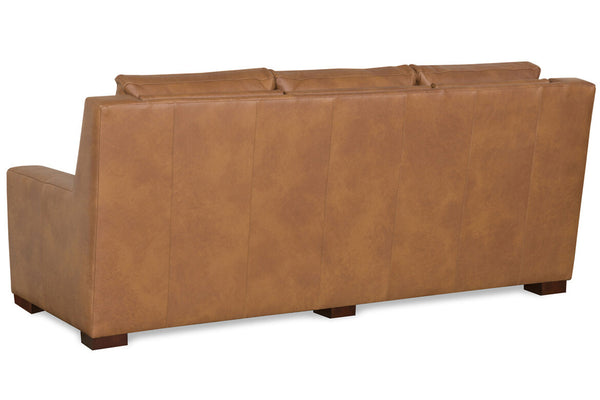 Asher 85 Inch Power Wall Hugger Leather Sofa