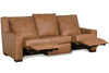 Image of Asher 85 Inch Power Wall Hugger Leather Sofa