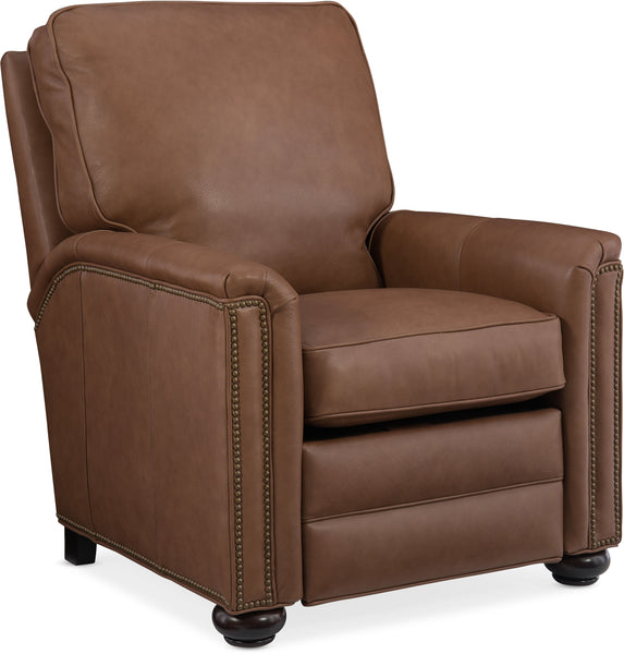 Ashford Leather Pillow Back Recliner Chair