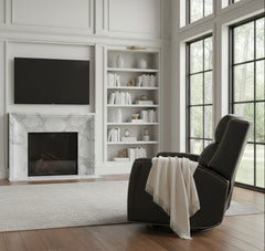 Avalon Trinita Leather "Quick Ship" Swivel/Glider Recliner