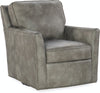 Image of Barrett Captain SWIVEL "Quick Ship" Leather Accent Chair