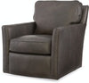 Image of Barrett Naples SWIVEL "Quick Ship" Leather Accent Chair