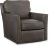 Image of Barrett Naples SWIVEL "Quick Ship" Leather Accent Chair
