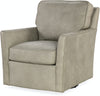 Image of Barrett Tundra SWIVEL "Quick Ship" Leather Accent Chair
