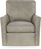 Image of Barrett Tundra SWIVEL "Quick Ship" Leather Accent Chair