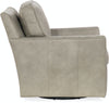 Image of Barrett Tundra SWIVEL "Quick Ship" Leather Accent Chair