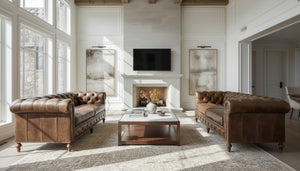 Barrington 84 Inch Chesterfield Apartment Sofa