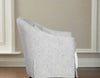 Image of Xena Saxony "Quick Ship" Slipcovered SWIVEL/GLIDER Accent Chair