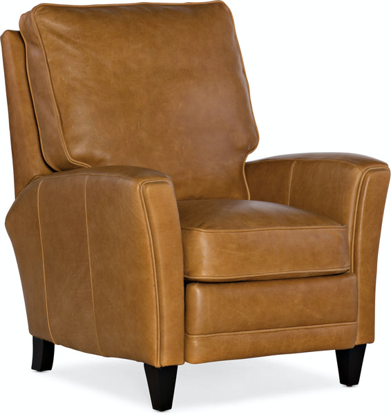 Benjamin Leather Pillow Back Living Room Reclining Chair