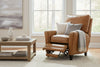 Image of Benjamin Leather Pillow Back Living Room Reclining Chair