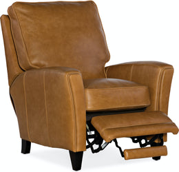 Benjamin Leather Pillow Back Living Room Reclining Chair