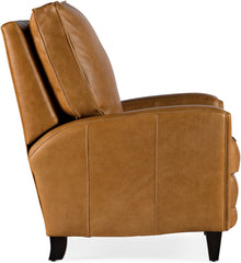 Benjamin Leather Pillow Back Living Room Reclining Chair