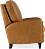 Image of Benjamin Leather Pillow Back Living Room Reclining Chair