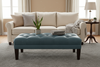 Image of Berkeley Tufted 36", 48", 56", Or 65" Inch Rectangular Leather Ottoman (4 Sizes Available)
