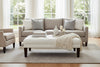Image of Berkeley Tufted 36", 48", 56", Or 65" Inch Rectangular Leather Ottoman (4 Sizes Available)