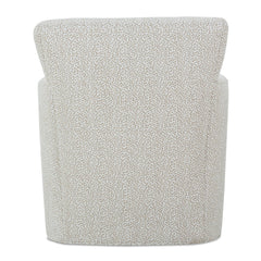 Caroline "Quick Ship" SWIVEL Small Contemporary Fabric Arm Chair