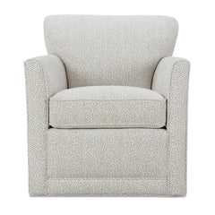 Caroline "Quick Ship" SWIVEL/GLIDER Small Contemporary Fabric Arm Chair