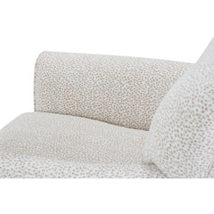 Caroline "Quick Ship" SWIVEL Small Contemporary Fabric Arm Chair