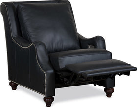 Charles Power Reclining Wall Hugger Leather Chair