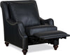 Image of Charles Power Reclining Wall Hugger Leather Chair